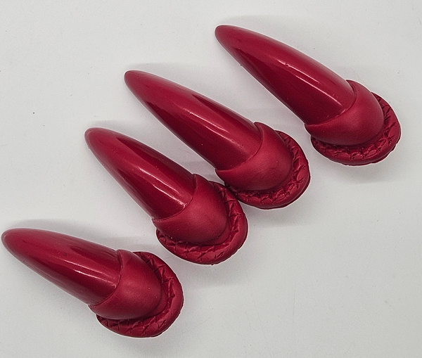 Basic Opaque Single Colored Realistic Sergal Toe Claws *Sold per Set*