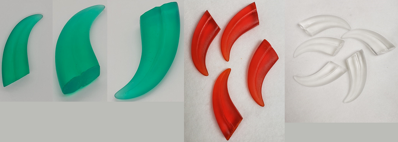 Premium 2" Skinny Raptor Claws *Sold Per Claw*