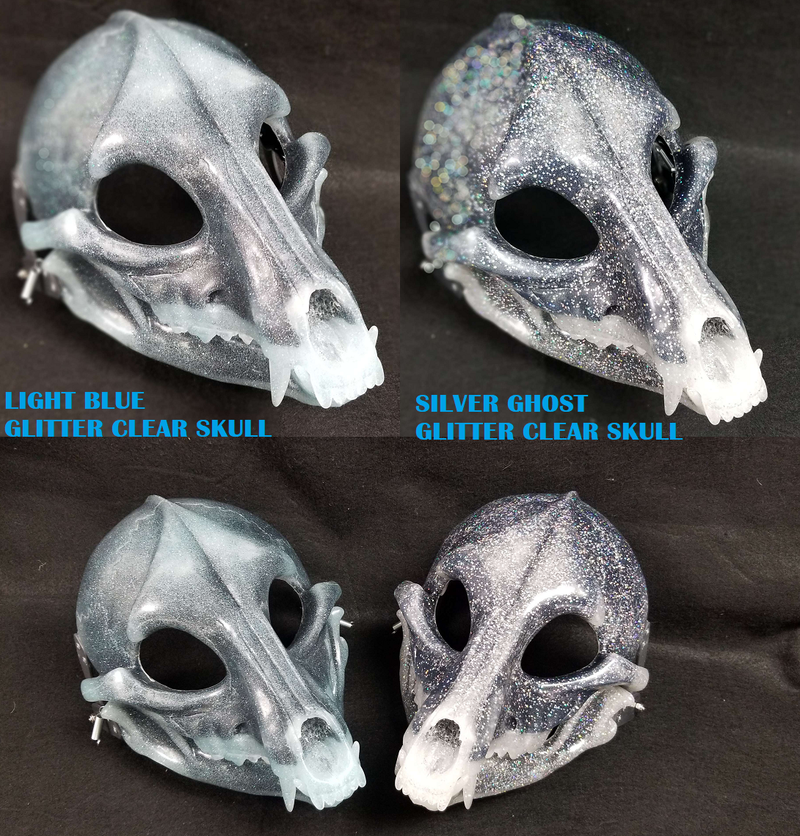 Specialty Cut and Hinged Skeletal K9 Resin Mask Blank