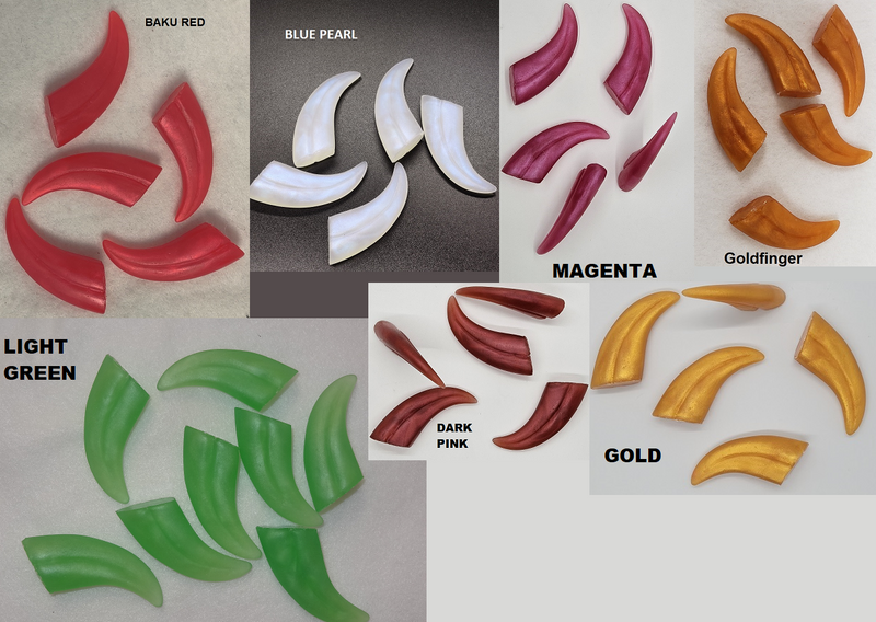 Premium 1.75" Skinny Raptor Claws *Sold Per Claw*