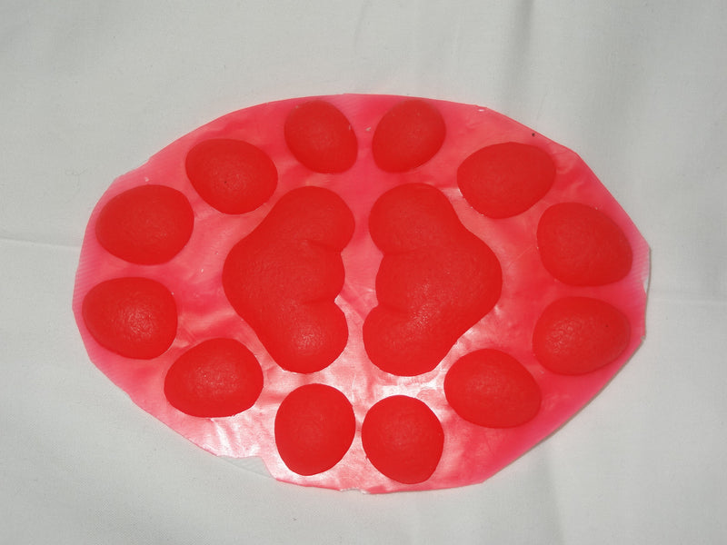 Silicone Small Anthro K9 no heels Handpads