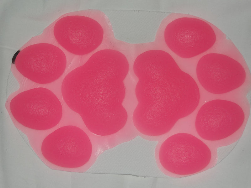 Silicone 4 Fingered Anthro No Heels K9 Handpads