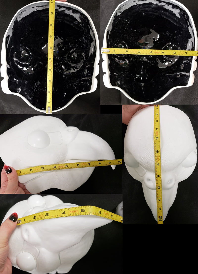 Uncut Budgie Resin Mask Blank