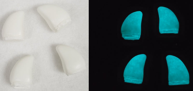 Glow in the Dark Small Toony Fangs