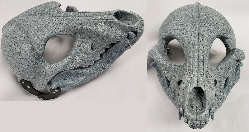 Specialty Cut and Hinged Skeletal K9 Resin Mask Blank