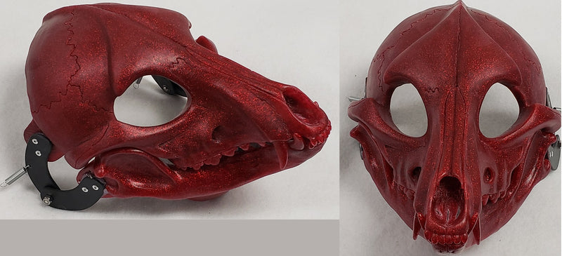 Specialty Cut and Hinged Skeletal K9 Resin Mask Blank