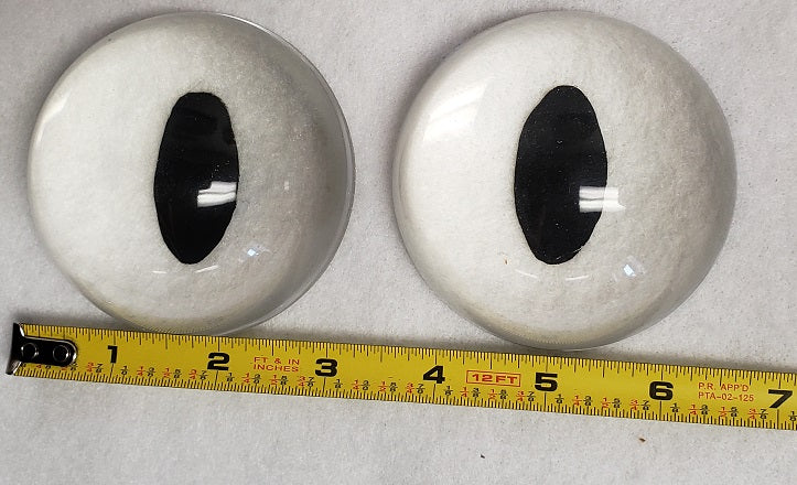 Clear 3D "Following" Resin Eye Blanks