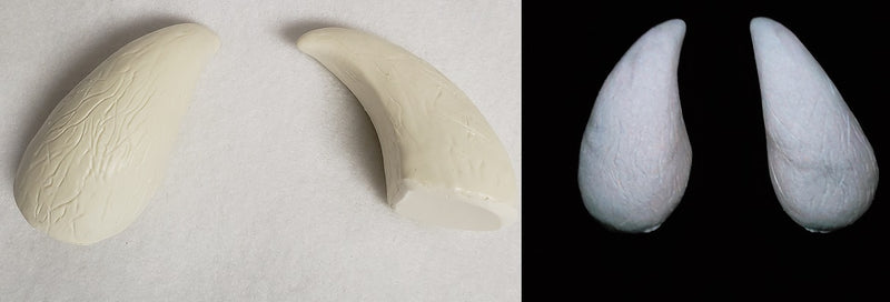 Plastic Glow in the Dark Birdcat Horns