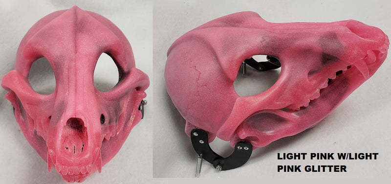 Specialty Cut and Hinged Skeletal K9 Resin Mask Blank