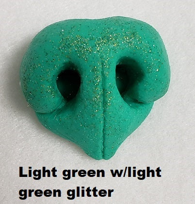 Silicone Glitter Realistic Small K9 Nose