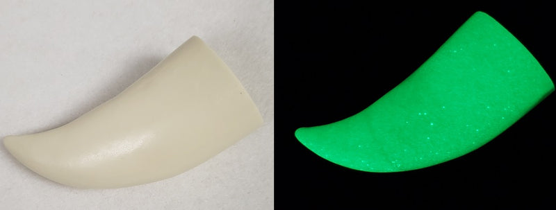 Plastic Glow in the Dark Small Horns *Sold Per Horn*