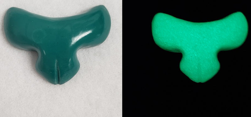 Glow in the Dark Plastic Toony Feline Nose