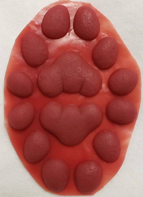 Silicone Small Anthro K9 no heels Handpads