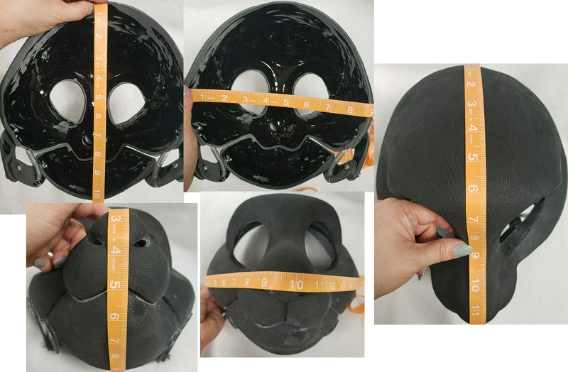 Cut and Hinged Drekkubus Resin Mask Blank