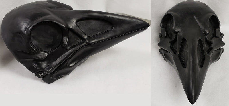 Uncut Skeletal Crow Mask Blank