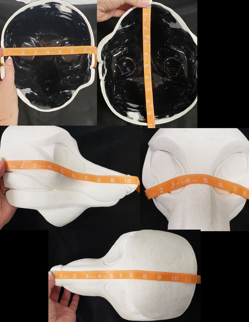 Uncut Semi-Realistic Fox Resin Mask Blank