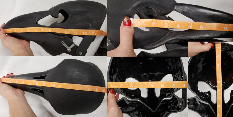 Cut and Hinged Corvid Resin Mask Blank