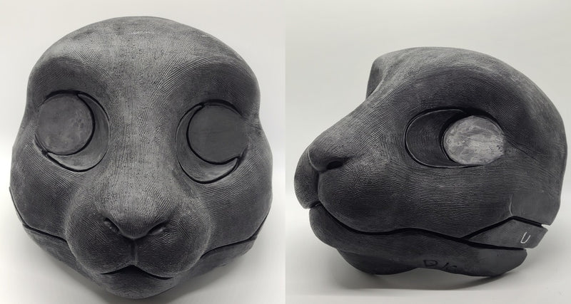 Uncut Bunny Resin Mask Blank