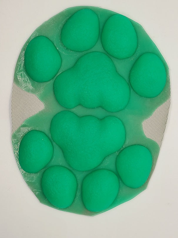 Silicone 4 Fingered Anthro No Heels K9 Handpads