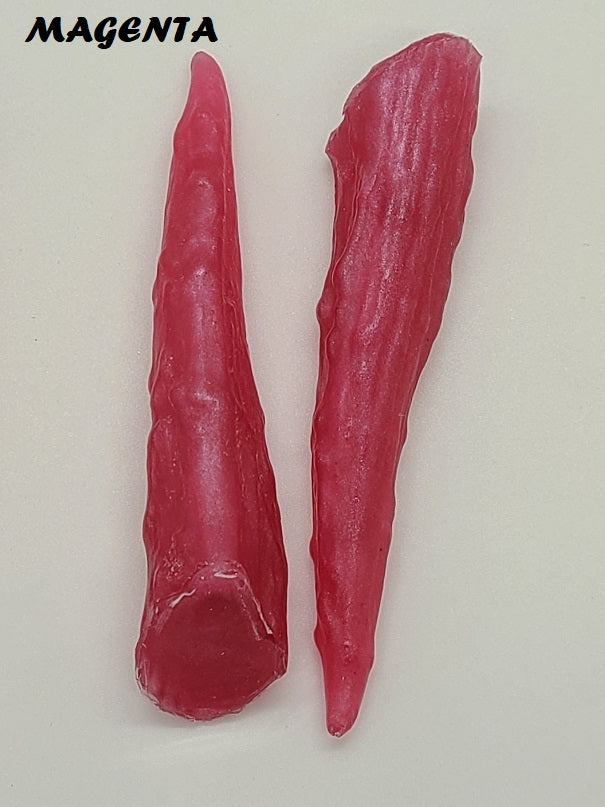 Plastic Shimmer Medium Rigid Antler Tips