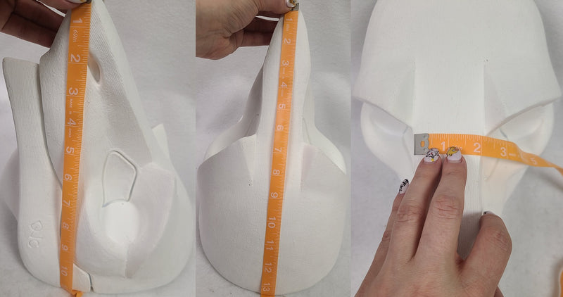 Cut and Hinged Northern Sergal Resin Mask Blank