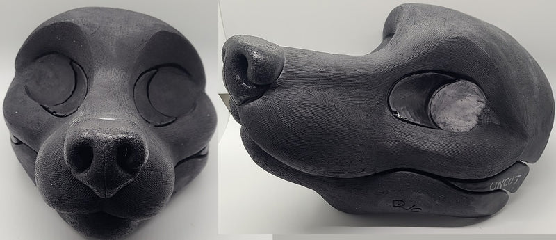 Uncut Canine Resin Mask Blank