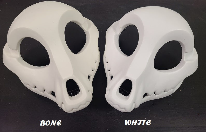 Cut and Hinged Toony Skull K9 Resin Mask Blank