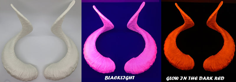 Plastic Glow in the Dark Corsican Ram Horns