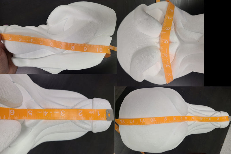 Uncut Werewolf K9 Resin Mask Blank