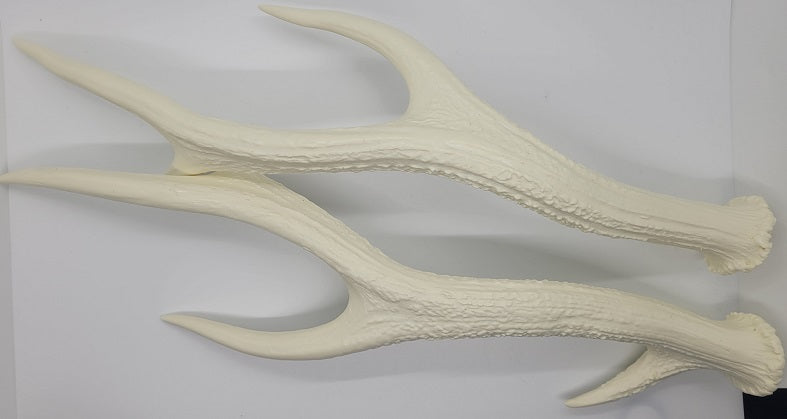Plastic Opaque Medium Sika Deer Antlers