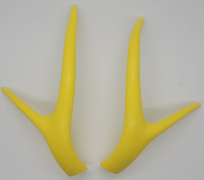 Plastic Opaque Straight Four Point Deer Antlers