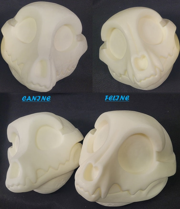 Foam Toony Skeletal K9 Head