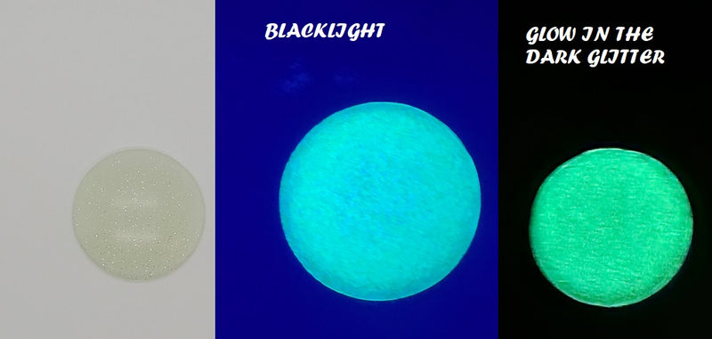 Opaque (blind) Glitter Resin Eye Blanks