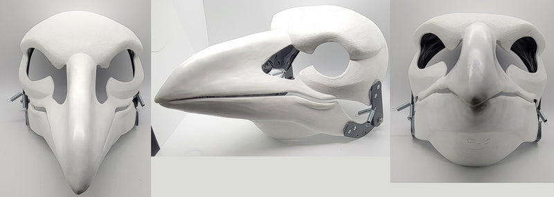 Cut and Hinged Corvid Resin Mask Blank