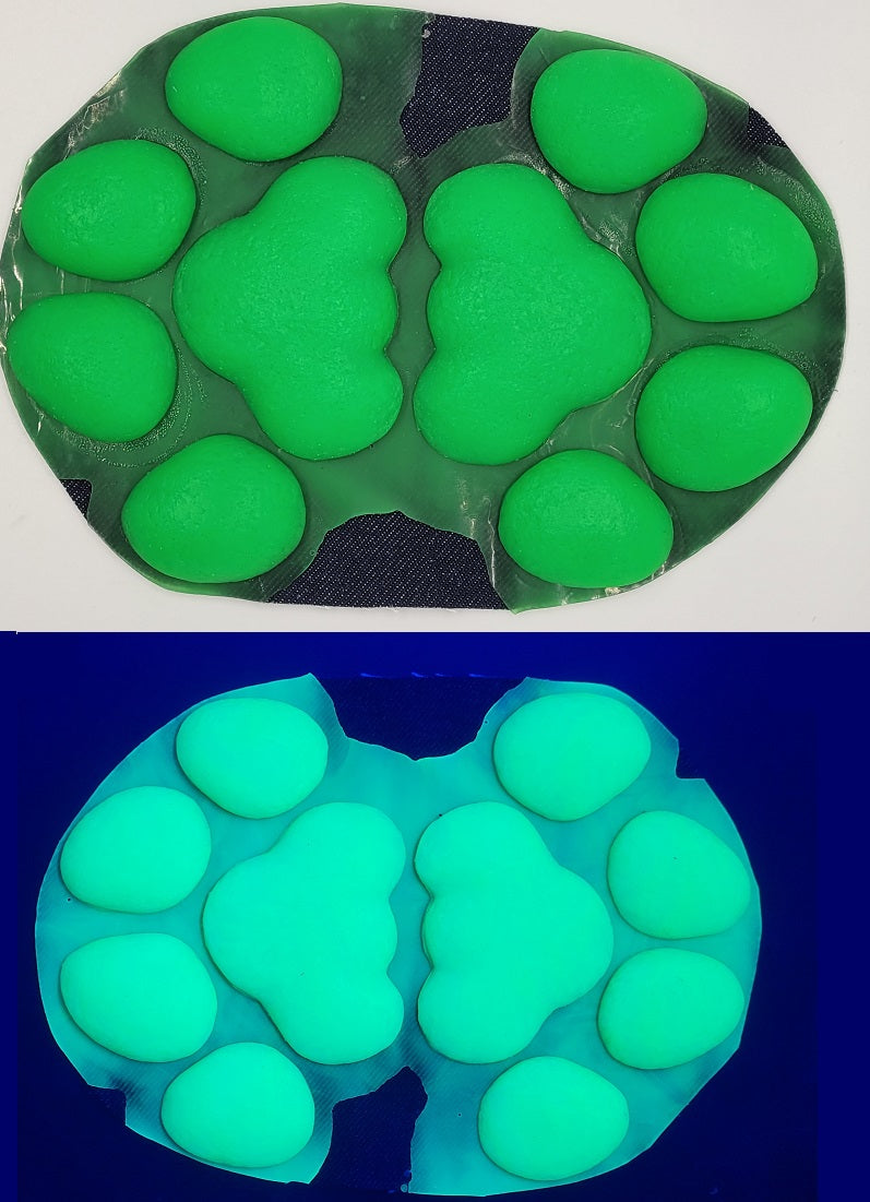 Silicone 4 Fingered Anthro No Heels K9 Handpads