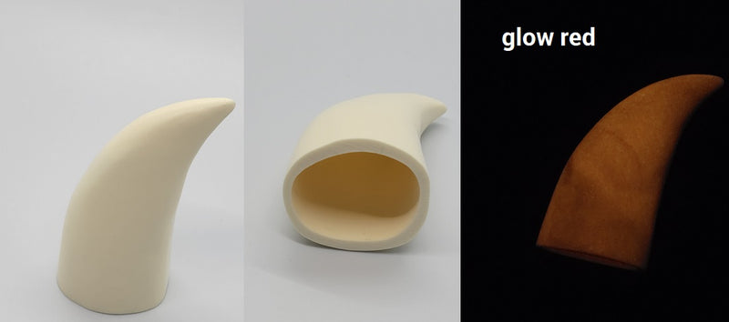 Plastic Glow in the Dark Small Horns *Sold Per Horn*