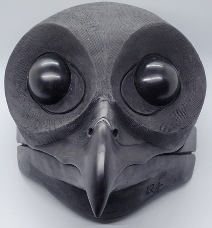 Uncut Owl Resin Mask Blank