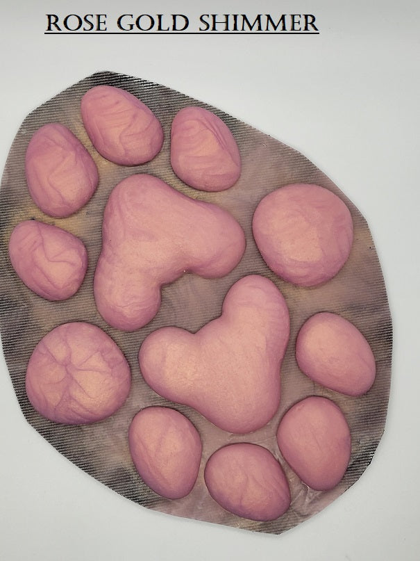 Silicone Shimmer Feral K9 Feetpads