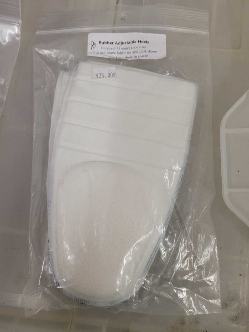 Ready to Ship - Heavy Discount Item: Rubber Adjustable Heels