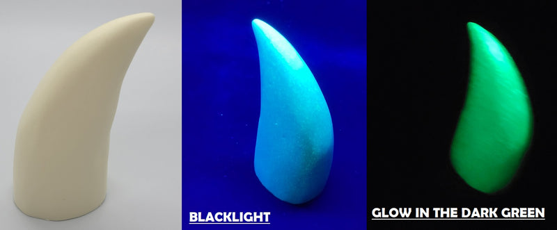 Plastic Glow in the Dark Small Horns *Sold Per Horn*