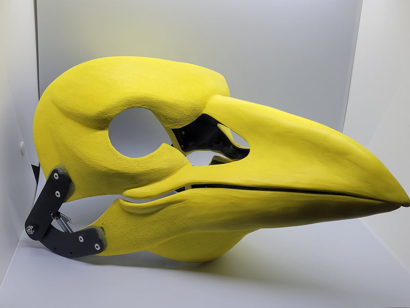 Cut and Hinged Corvid Resin Mask Blank