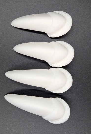 Basic Opaque Single Colored Realistic Sergal Toe Claws *Sold per Set*