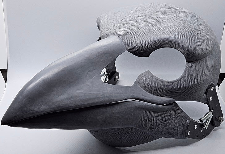 Cut and Hinged Corvid Resin Mask Blank