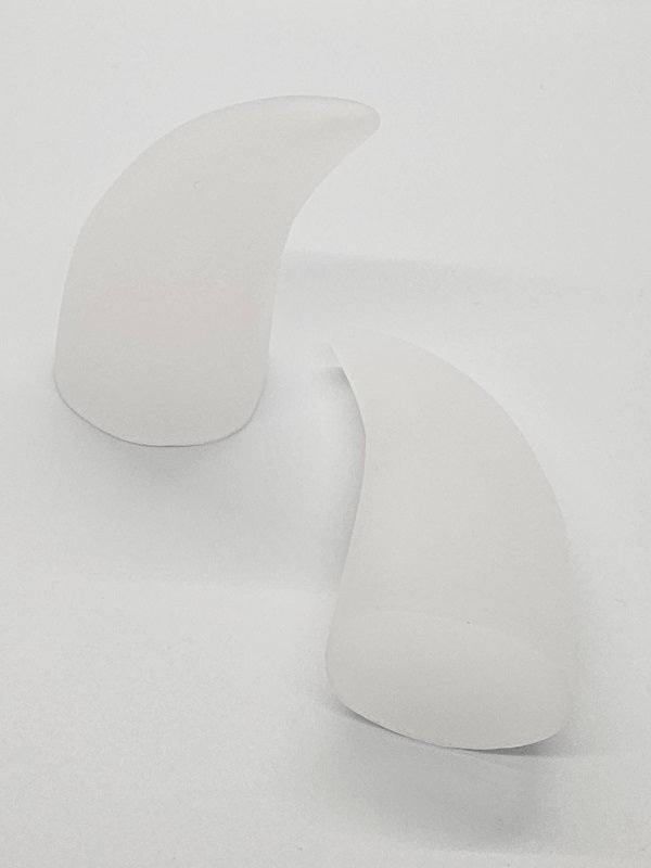 Plastic Clear Solid Small Horns *Sold Per Horn*