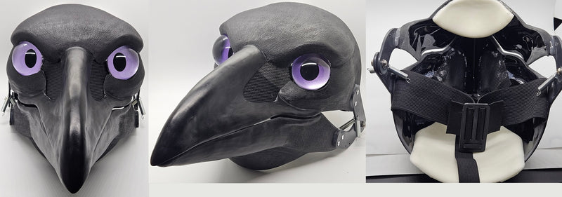 Cut and Hinged Corvid Resin Mask Blank