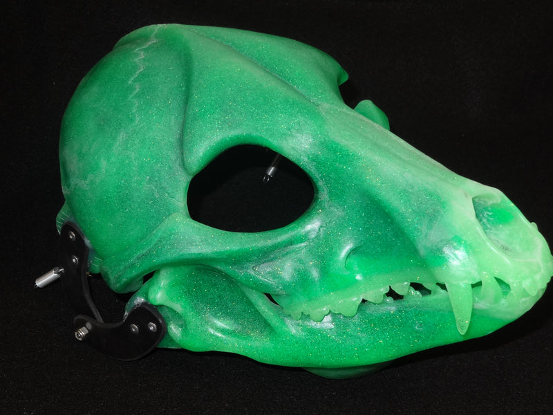 Specialty Cut and Hinged Skeletal K9 Resin Mask Blank