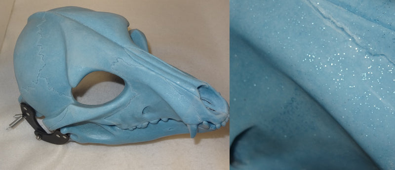 Specialty Cut and Hinged Skeletal K9 Resin Mask Blank
