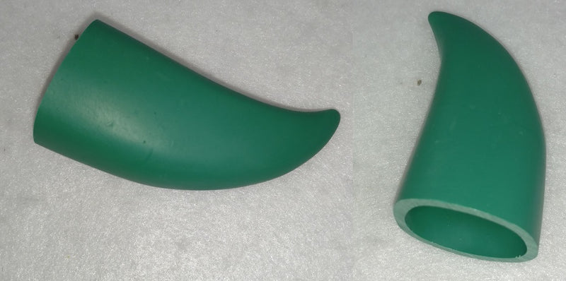Plastic Opaque Hollow Small Horns *Sold Per Horn*
