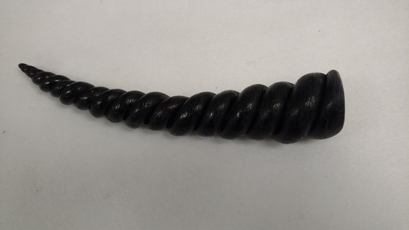 Plastic Opaque 9 Inch Unicorn Horn
