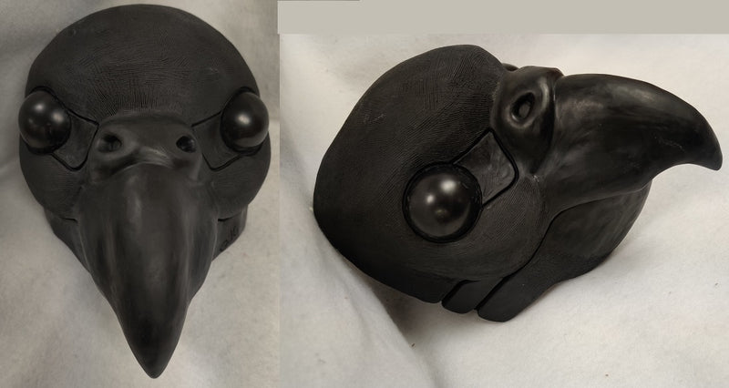 Uncut Budgie Resin Mask Blank